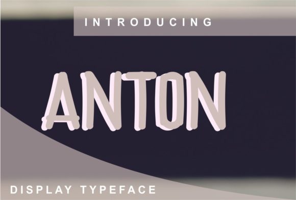 Anton: A Clean Display Font for Modern Design