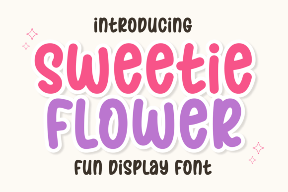 Discover Sweetie Flower: A Font That Sparkles with Whimsy