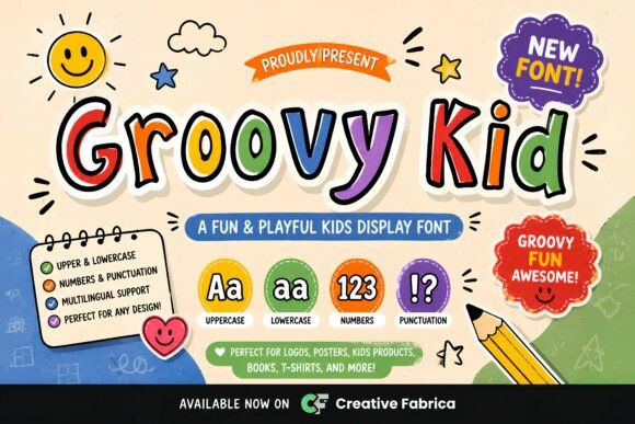 Discover the Groovy Kid Font for Playful Designs