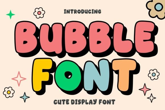 Discover the Playful Charm of the Bubble Font