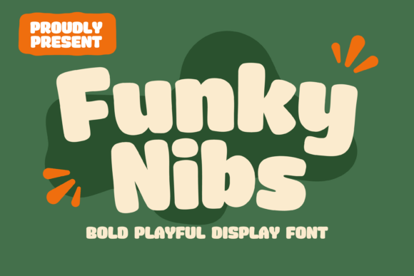 Funky Nibs: The Bold, Playful Font for Joyful Designs