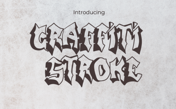 Graffiti Stroke: The Urban Edge for Your Modern Typography