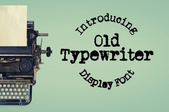 Old Typewriter: A Font with Authentic Vintage Character