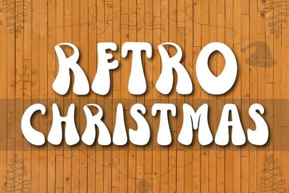 Retro Christmas: A Groovy Font for Bold Holiday Designs