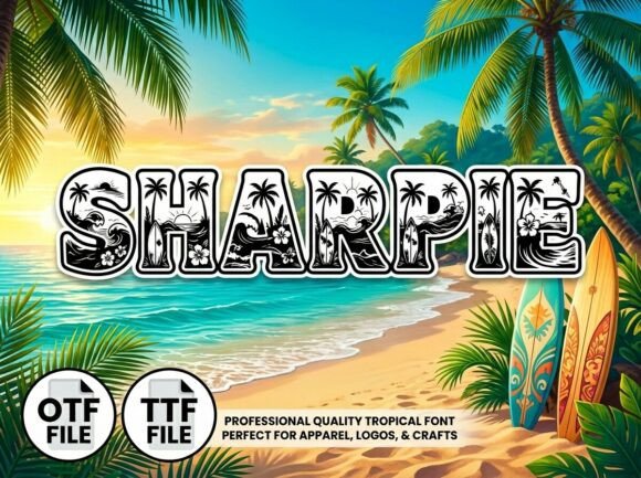 Sharpie: A Bold Display Font for High-Impact Design