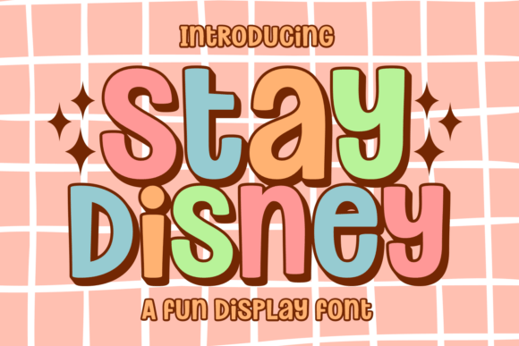 Stay Disney: A Playful Font for Joyful Designs