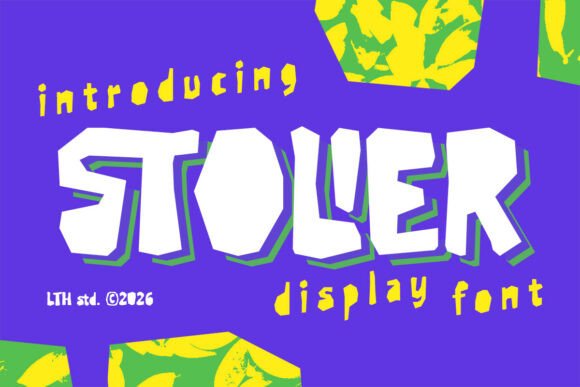 Stolier: The Bold Display Font for Rebellious Creativity