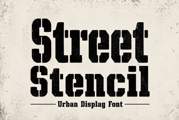 Street Stencil: Bold Urban Typography