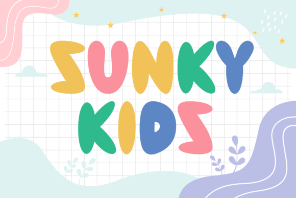 Sunky Kids: The Playful Font for Fun Designs