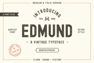 The Edmund: A Vintage Display Font for Modern Design