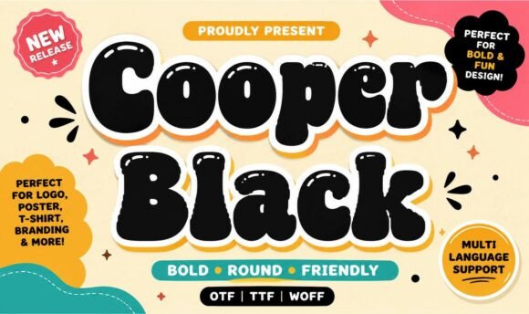 Why Cooper Black Is a Must-Have Display Font for Bold Designs