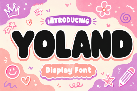 Yoland: A Playful Display Font for Vibrant Designs